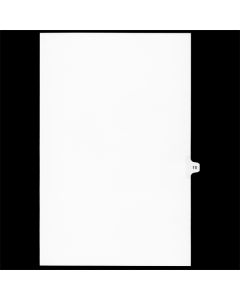 SW Index Tab Dividers White 25th Cut #15 Legal