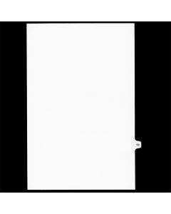 SW Index Tab Dividers White 25th Cut #19 Legal