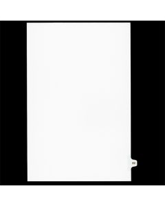 SW Index Tab Dividers White 25th Cut #23 Legal