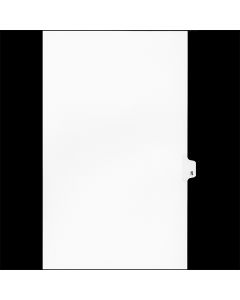 Sw White Tab Dividers 25th Cut "N" Legal
