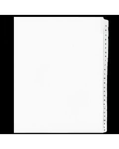 SW IndexTab Dividers White 26th Cut "A-Z"