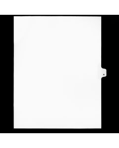 SW Index Tab Dividers White 26th cut "M"