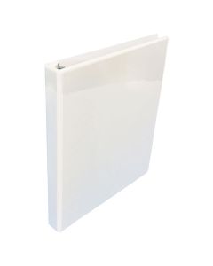 1" D Ring White VALUE Showcase Clear View Binder