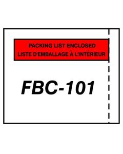 Enveloppes pour bordereaux d'expédition FBC - 101