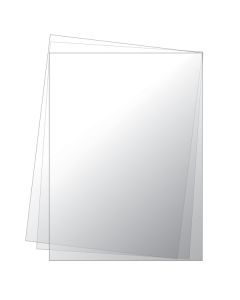 PPC1020 Clear with Paper Back Side Bond 8 1/2 x 11