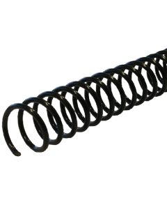 8mm x 12" (4:1) Black Plastic Coil