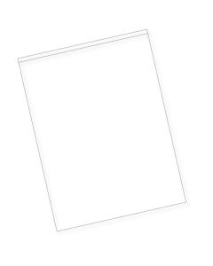 Full Pocket Sheet Protector Sealed 2 sides 8 1/2 x 11