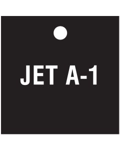 Small "JET A-1" CPPI Fuel Tag 2.5"x2.5"