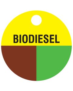 Small "BIO-DIESEL" CPPI Fuel Tag 2.5"x2.5"