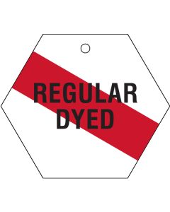 Large "REGULAR DYED" CPPI Fuel Tag 4"x4"