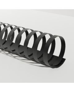 1/4 x 19r Black Plastic Bindings