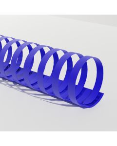 5/8 x 19r Blue Plastic Bindings