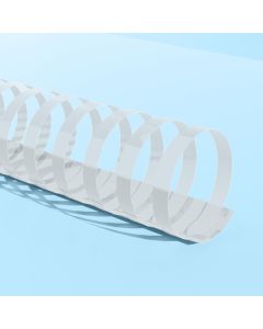 Reliure Plastique 5/8'' 19A Clair