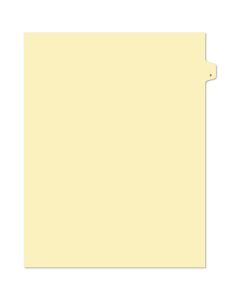 Alberta Manila Litigation Tab Dividers "D" 26th cut