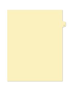Alberta Manila Litigation Tab Dividers "E" 26th cut