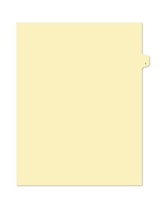 Alberta Manila Litigation Tab Dividers "F" 26th cut