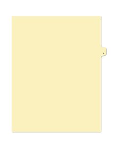 Alberta Manila Litigation Tab Dividers "H" 26th cut