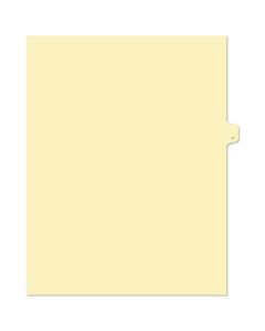 Alberta Manila Litigation Tab Dividers "J" 26th cut