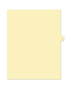 Alberta Manila Litigation Tab Dividers "K" 26th cut