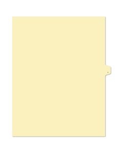 Alberta Manila Litigation Tab Dividers "L" 26th cut