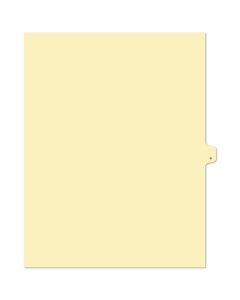Alberta Manila Litigation Tab Dividers "N" 26th cut