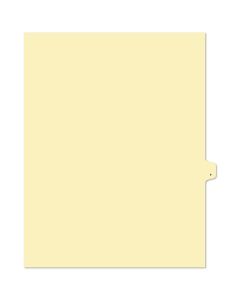 Alberta Manila Litigation Tab Dividers "P" 26th cut