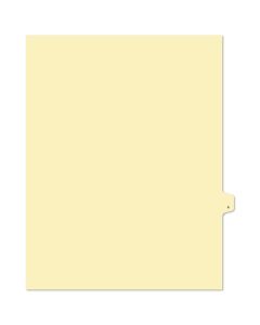 Alberta Manila Litigation Tab Dividers "R" 26th cut