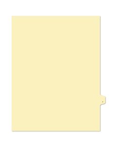 Alberta Manila Litigation Tab Dividers "T" 26th cut