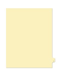 Alberta Manila Litigation Tab Dividers "X" 26th cut