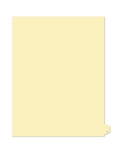 Alberta Manila Litigation Tab Dividers "Z" 26th cut