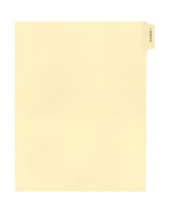 Alberta Manila Litigation Tab Dividers *Index*