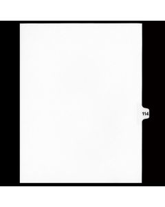 B.C. White 15th Cut #114 *D4112-14* (25 sheets/bag)