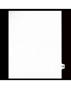 B.C. White 15th Cut #118 *D4112-18* (25 sheets/bag)