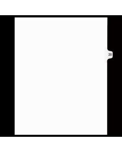 B.C. White 15th Cut #20 *D4111-20* (25 sheets/bag)