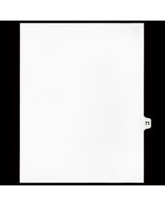 B.C. White 15th Cut #71 *D4111-71* (25 sheets/bag)