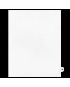 B.C. White 15th Cut #74 *D4111-74* (25 sheets/bag)