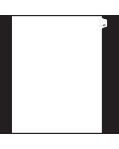 B.C. White 25th Cut #101 *D4221-01* (25 sheets/bag)