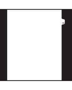 B.C. White 25th Cut #104 *D4221-04* (25 sheets/bag)