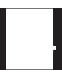 B.C. White 25th Cut #117 *D4221-17* (25 sheets/bag)