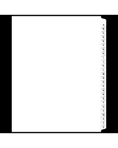 B.C. White 26th Cut "A-Z* *D2139-00* (1 set/bag)