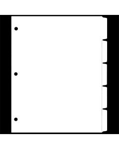 Trilar Copy Tabs 5th Cut Straight - #3206 3-holes