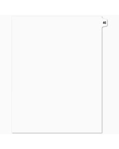 SW Index Tab Dividers White 15th Cut #46