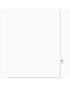 SW Index Tab Dividers White 15th Cut #57