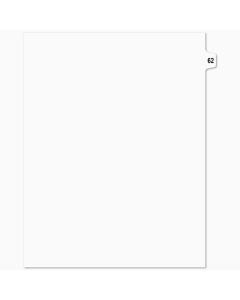 SW Index Tab Dividers White 15th Cut #62
