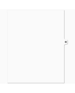 SW Index Tab Dividers White 15th Cut #82