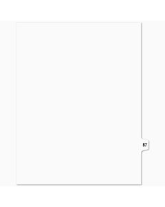 SW Index Tab Dividers White 15th cut #87