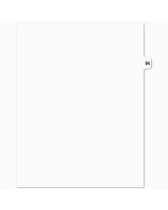 SW Index Tab Dividers White 15th cut #94