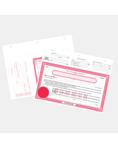 Red Ontario Common Lien & Restrict Share Cert