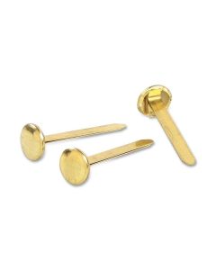 1" Brass plated fasteners