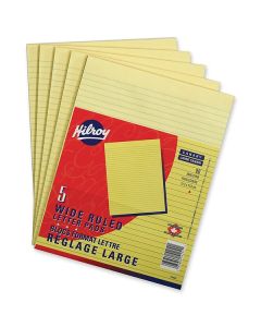 Lined Pad Yellow 11"